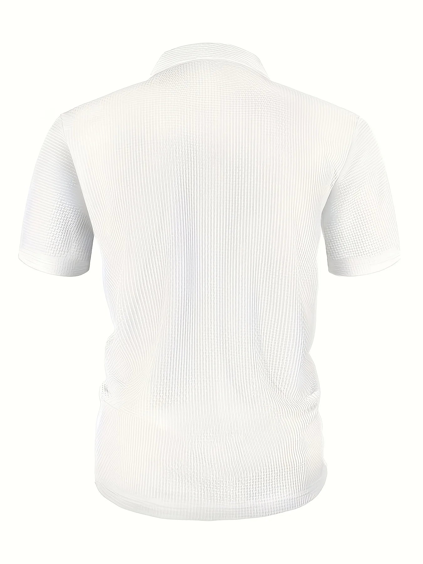 Classic Men's Polo Shirt - Premium Cotton Knit with Golf Embroidery, Folded in Branded Gift Box